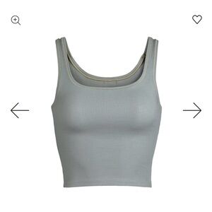 NWT- SKIMS Mineral Ribbed Tank Top size M